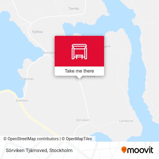 Sörviken Tjärnsved map