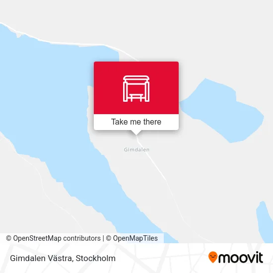 Gimdalen Västra map