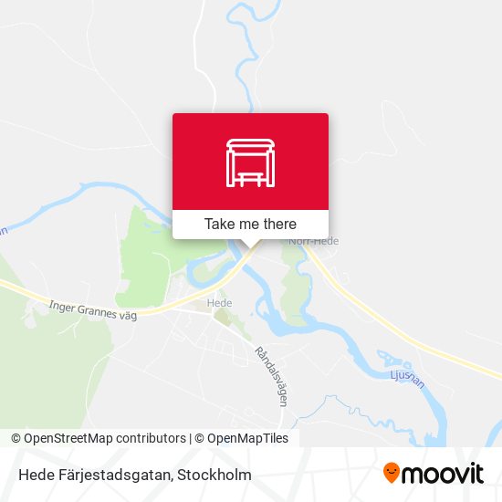 Hede Färjestadsgatan map
