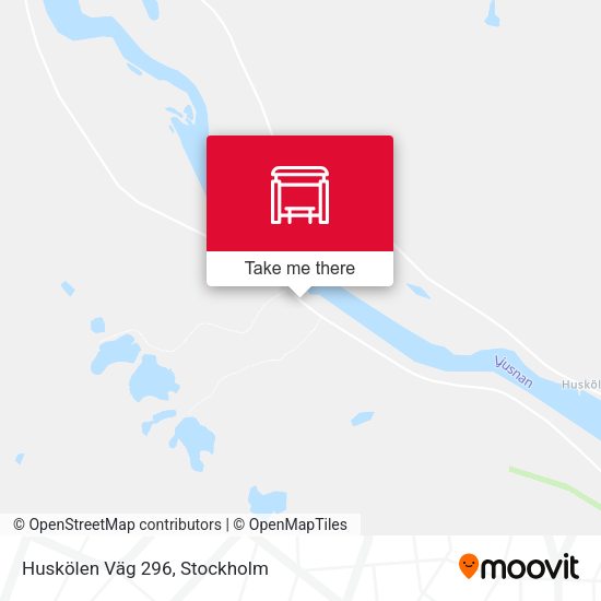 Huskölen Väg 296 map