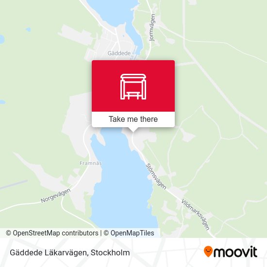 Gäddede Läkarvägen map