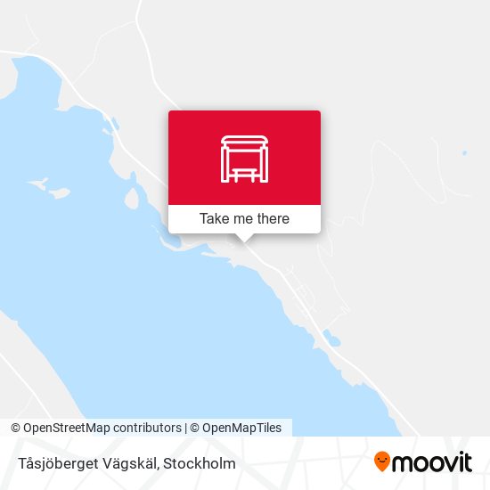 Tåsjöberget Vägskäl map