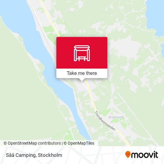 Såå Camping map