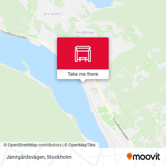 Jämtgårdsvägen map