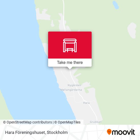 Hara Föreningshuset map