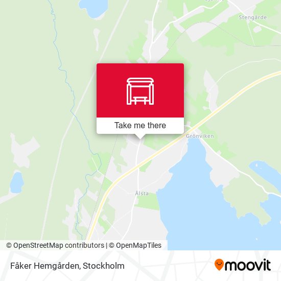 Fåker Hemgården map