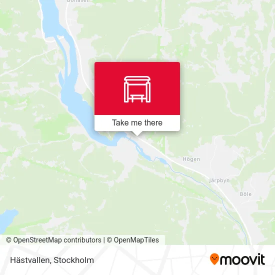 Hästvallen map