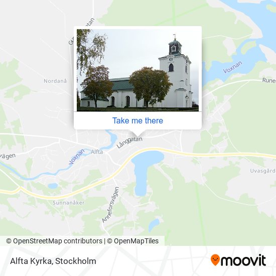 Alfta Kyrka map