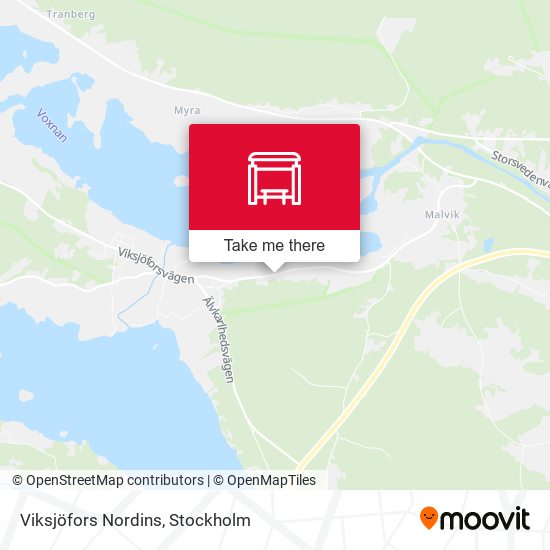 Viksjöfors Nordins map
