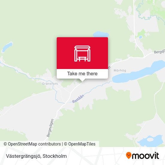Västergrängsjö map