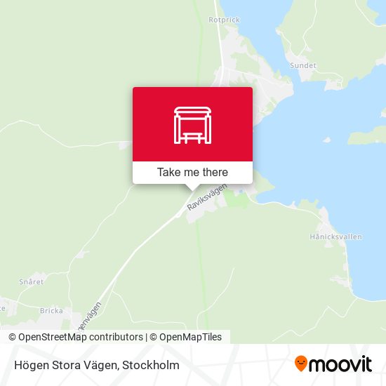 Högen Stora Vägen map