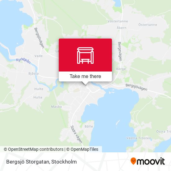 Bergsjö Storgatan map