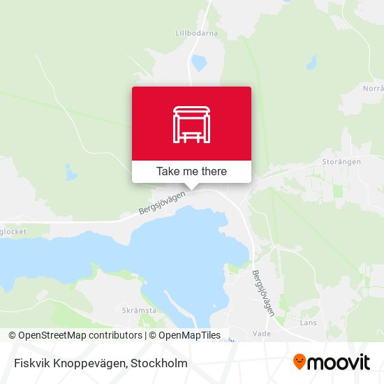 Fiskvik Knoppevägen map