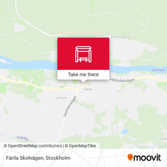 Färila Skolvägen map