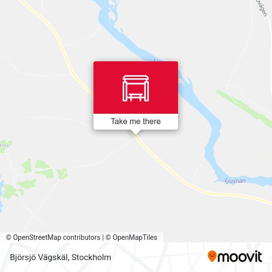 Björsjö Vägskäl map