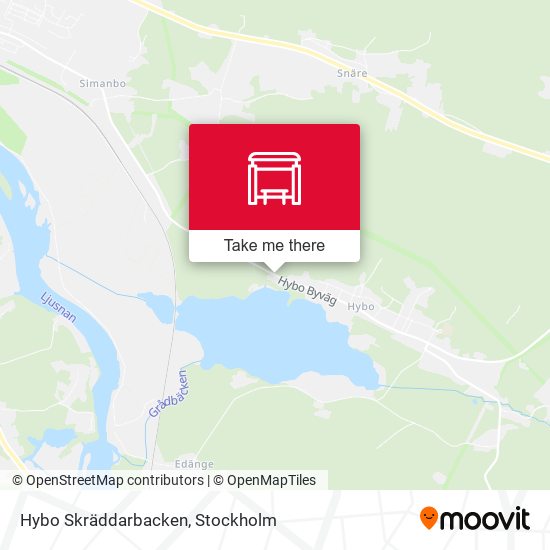Hybo Skräddarbacken map