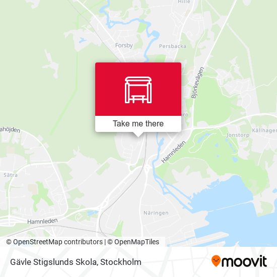 Gävle Stigslunds Skola map