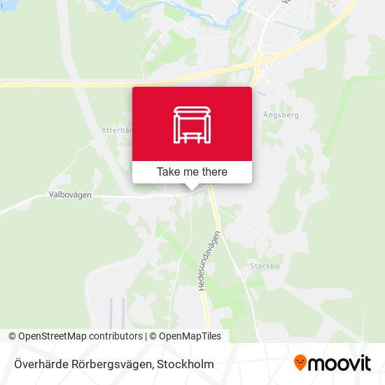 Överhärde Rörbergsvägen map