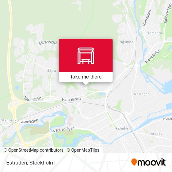Estraden map