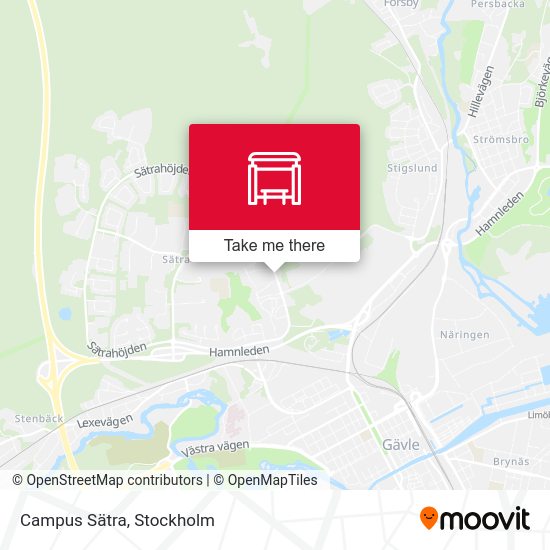 Campus Sätra map