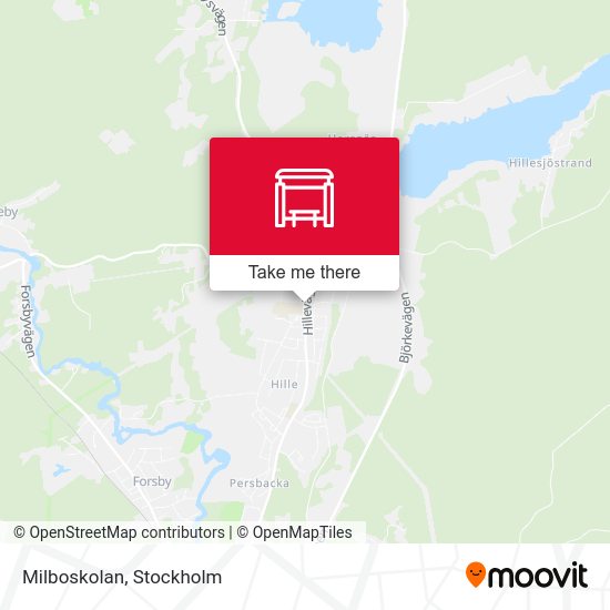 Milboskolan map