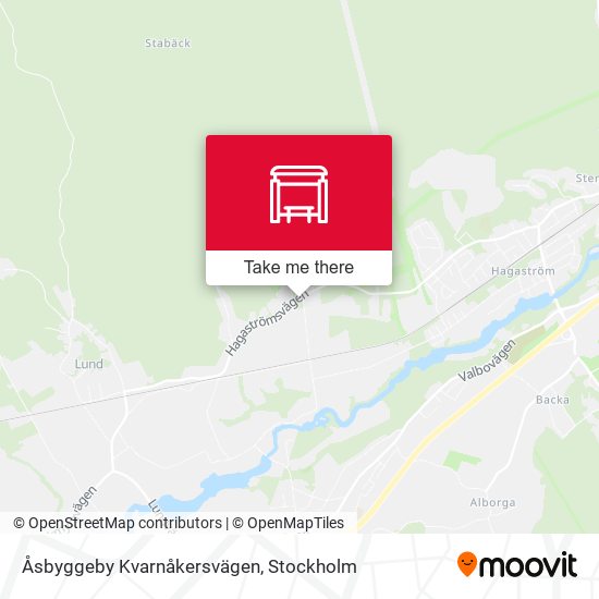 Åsbyggeby Kvarnåkersvägen map