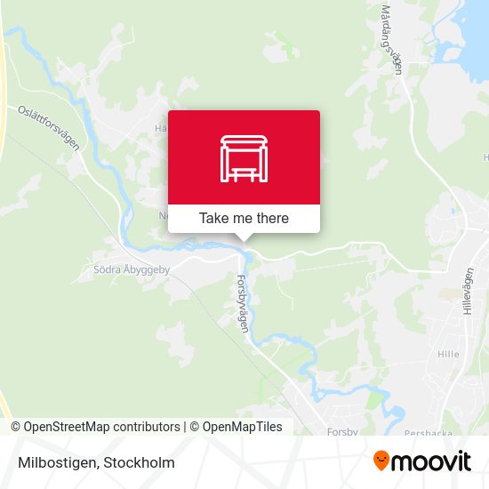 Milbostigen map