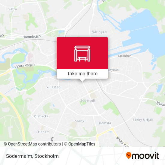 Södermalm map