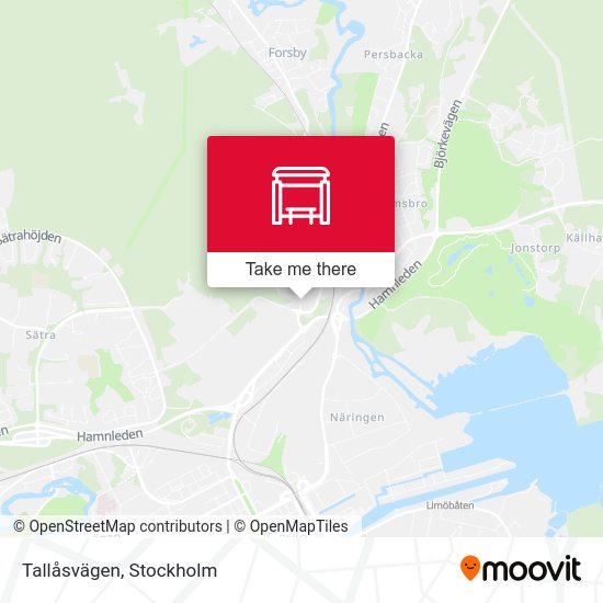 Tallåsvägen map
