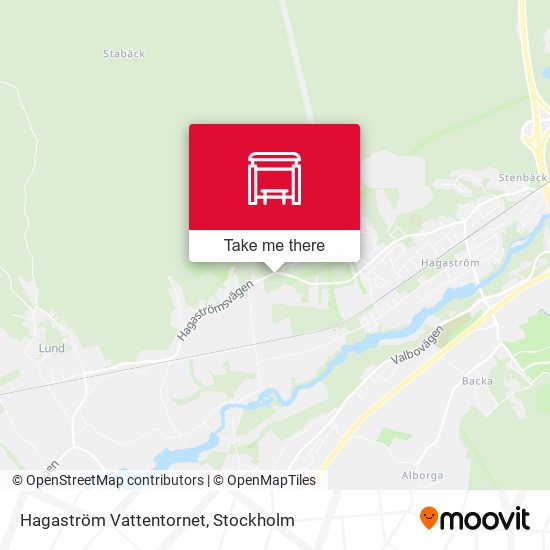 Hagaström Vattentornet map