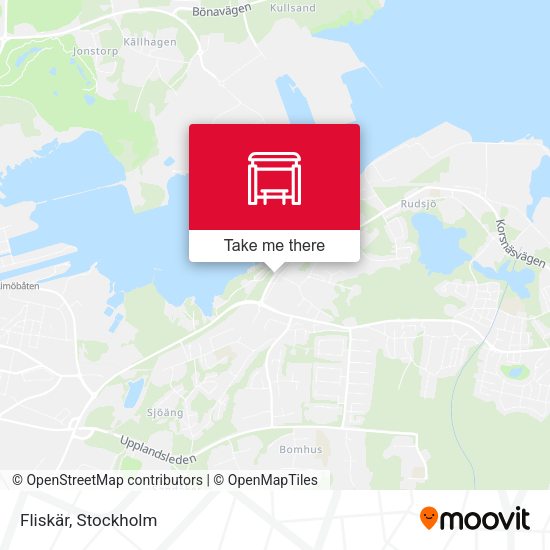 Fliskär map