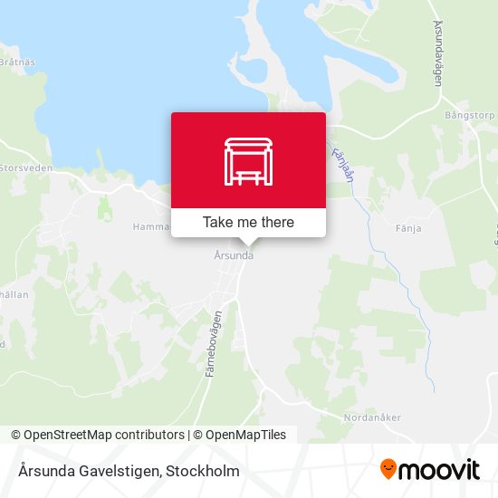 Årsunda Gavelstigen map