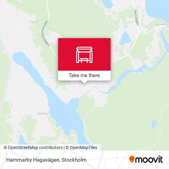 Hammarby Hagavägen map