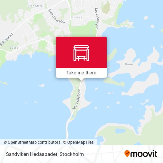 Sandviken Hedåsbadet map