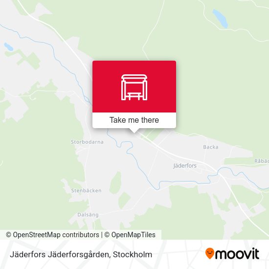 Jäderfors Jäderforsgården map