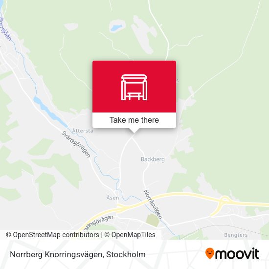 Norrberg Knorringsvägen map