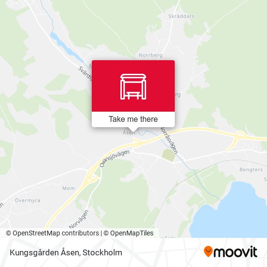 Kungsgården Åsen map