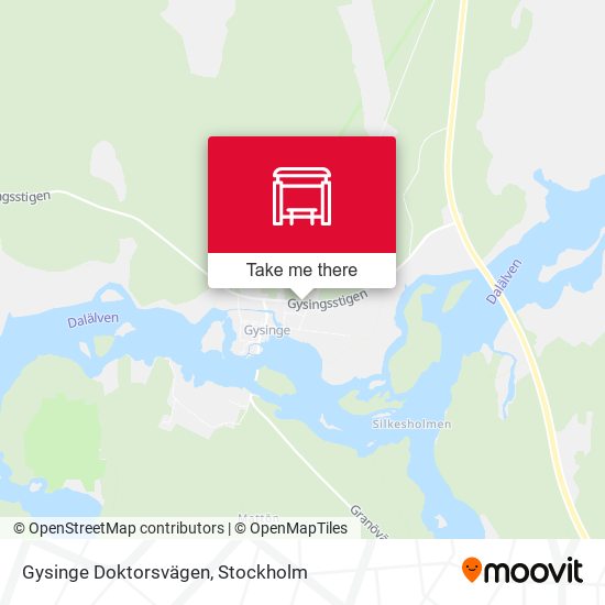 Gysinge Doktorsvägen map