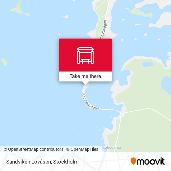 Sandviken Lövåsen map