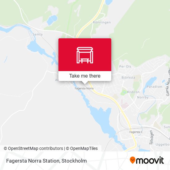 Fagersta Norra Station map