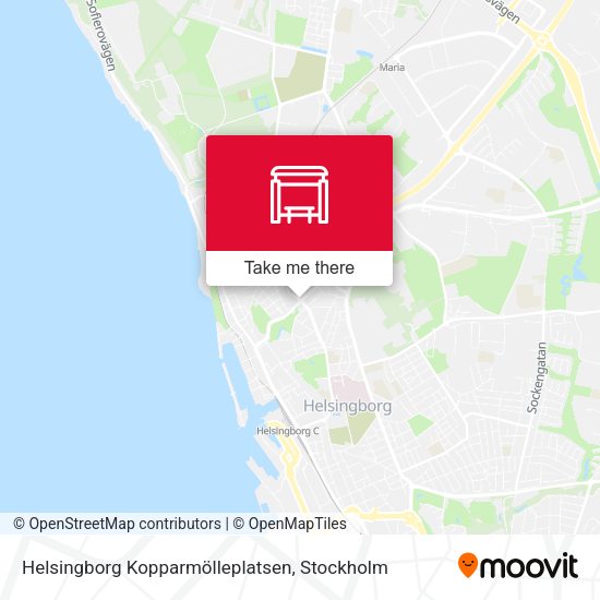 Helsingborg Kopparmölleplatsen map