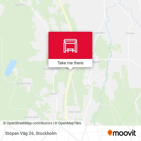 Stöpen Väg 26 map