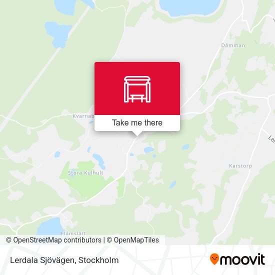 Lerdala Sjövägen map