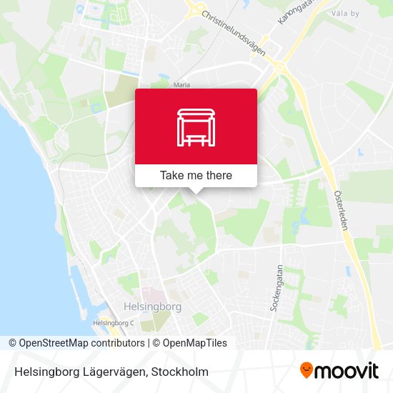 Helsingborg Lägervägen map