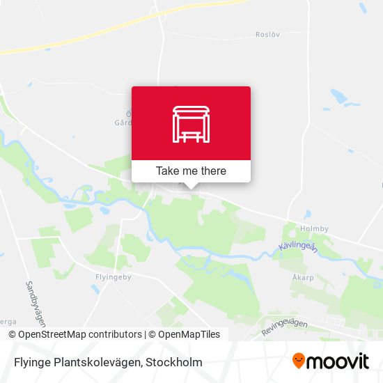 Flyinge Plantskolevägen map