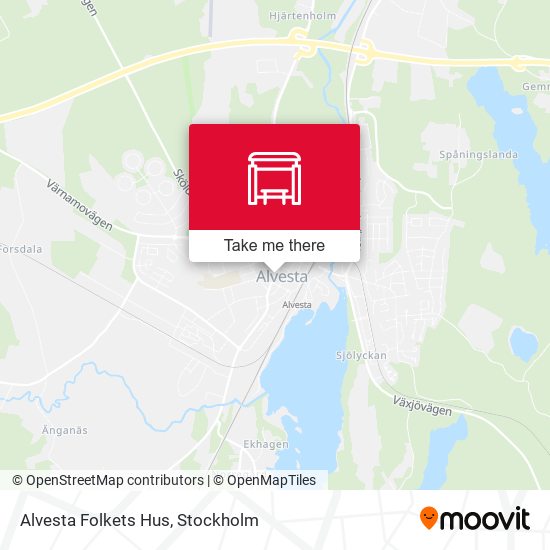 Alvesta Folkets Hus map