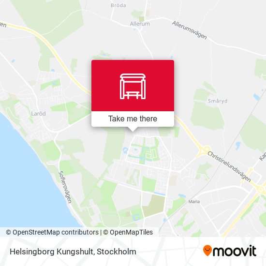 Helsingborg Kungshult map
