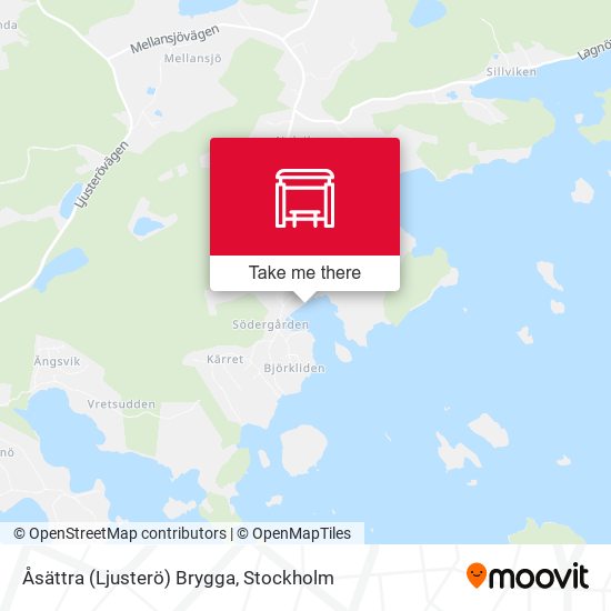 Åsättra (Ljusterö) Brygga map
