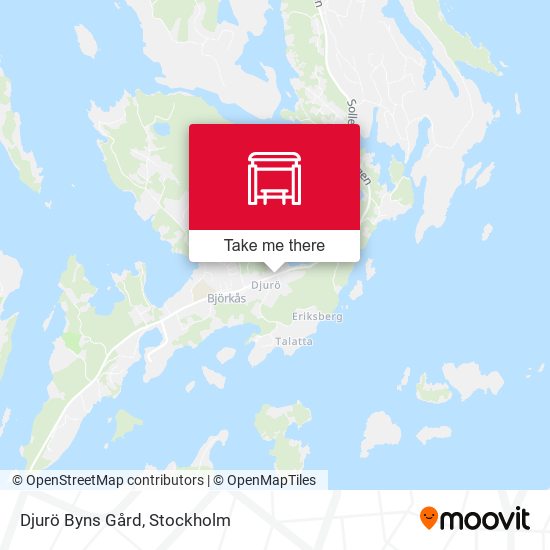 Djurö Byns Gård map