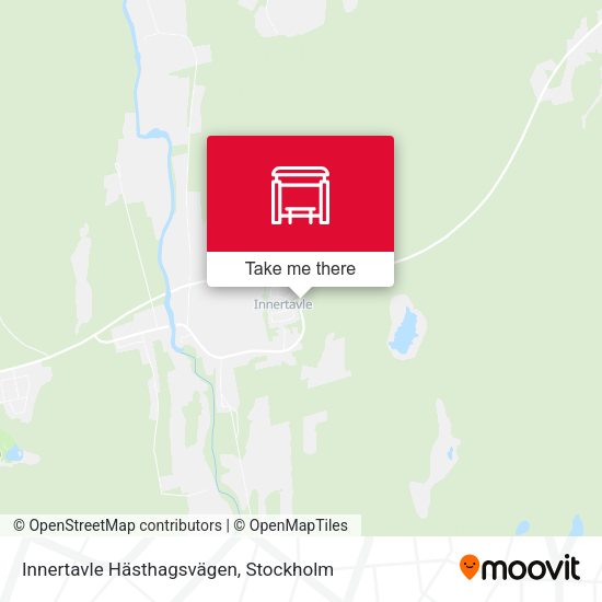 Innertavle Hästhagsvägen map